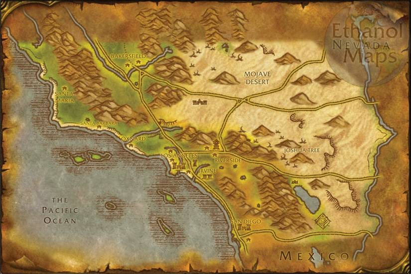 world of warcraft ethanolmaps south california