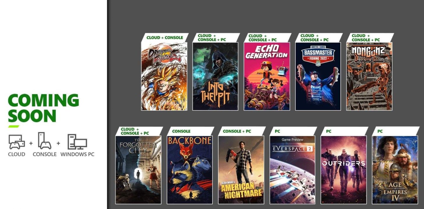 xbox game pass coming soon