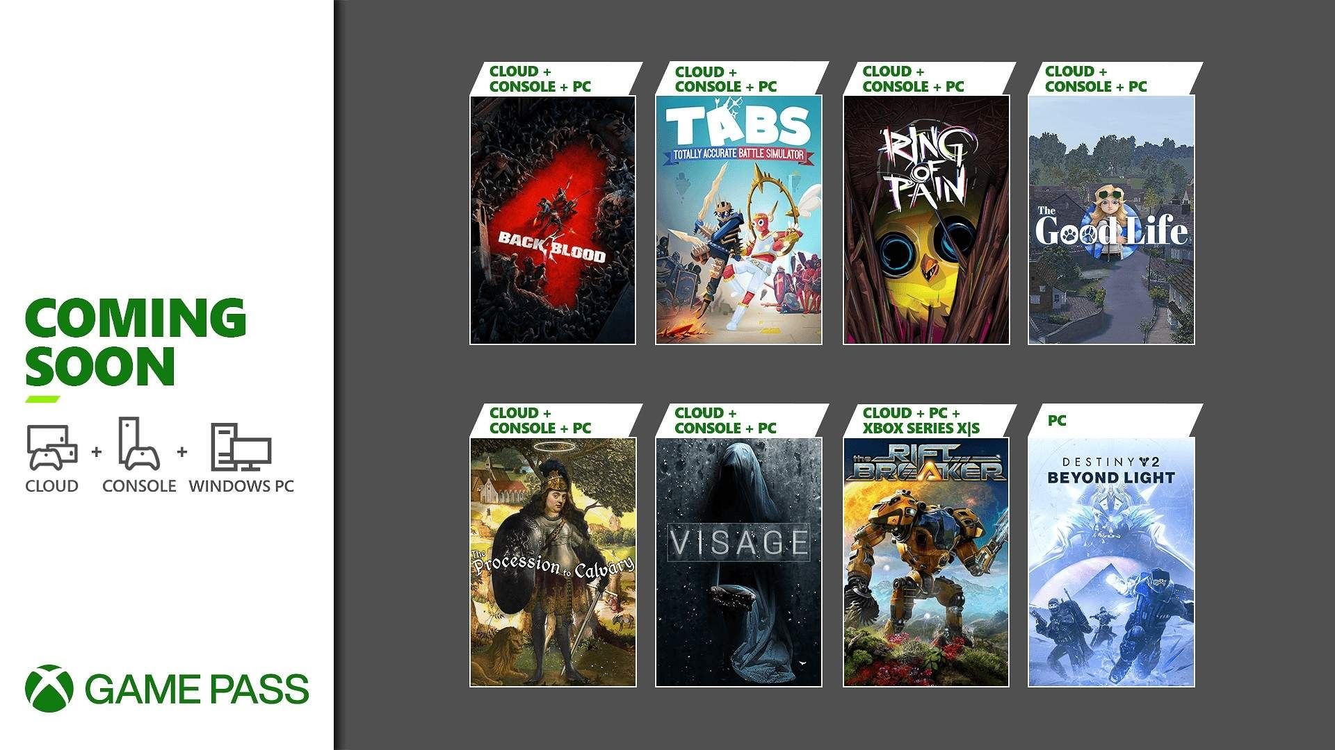 Xbox Game Pass Confirms 8 More Games Coming in October