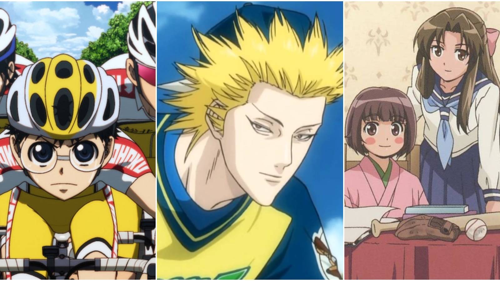 Yowamushi Pedal One Outs Taisho Baseball Girls