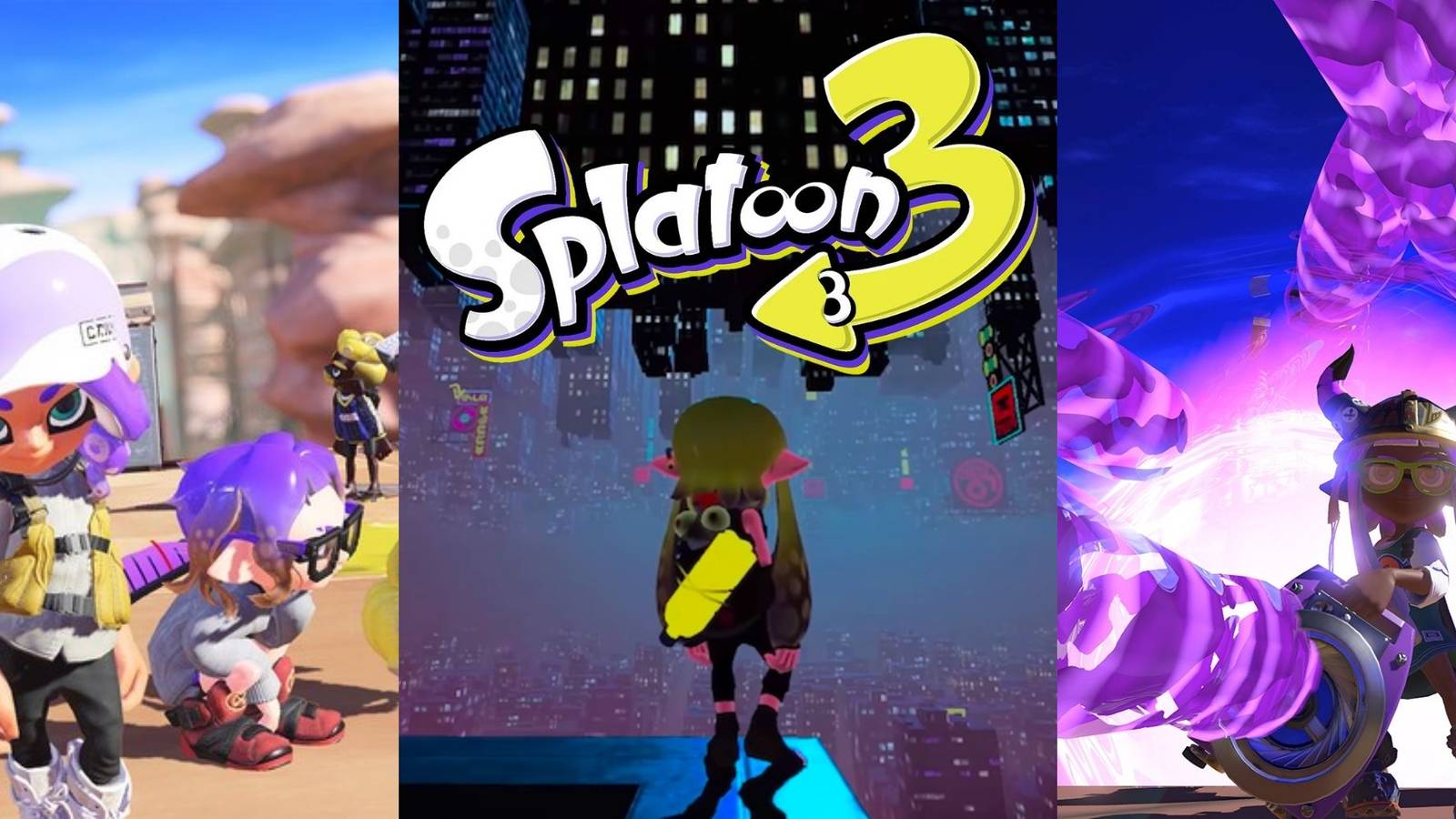 Stills from Splatoon 3 Trailers