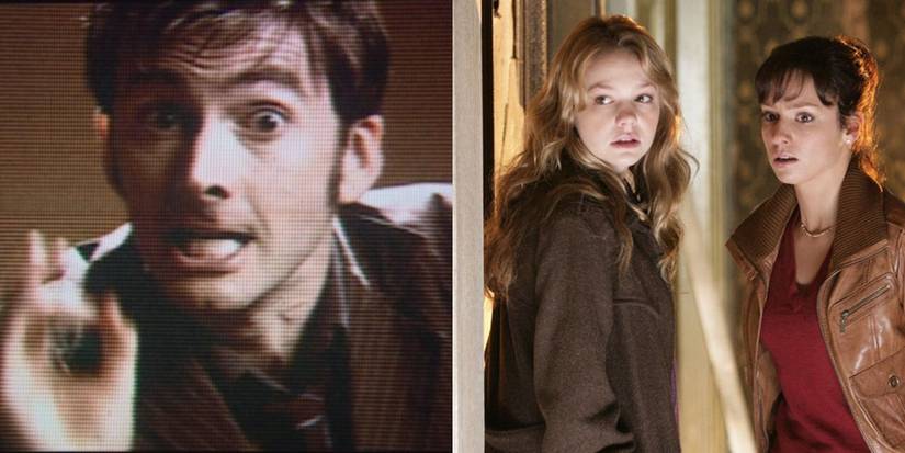 Doctor, Sally Sparrow, and Kathy Nightingale in Blink Doctor Who