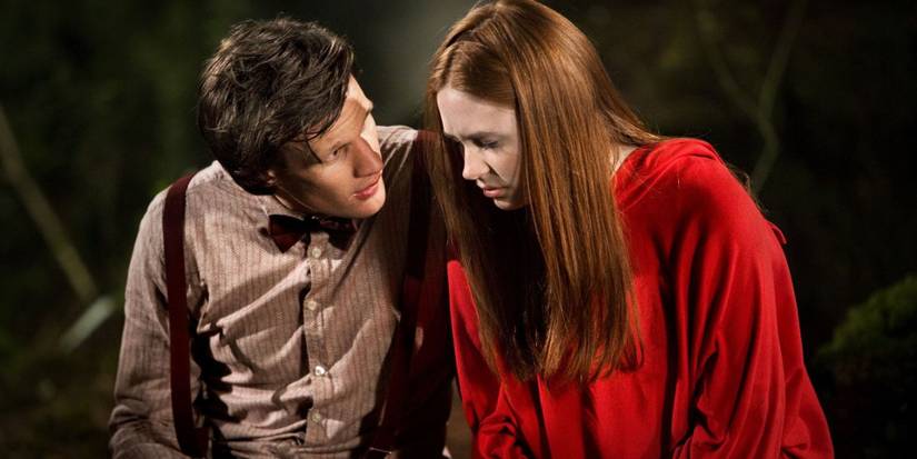 Doctor and Amy in Flesh and Stone