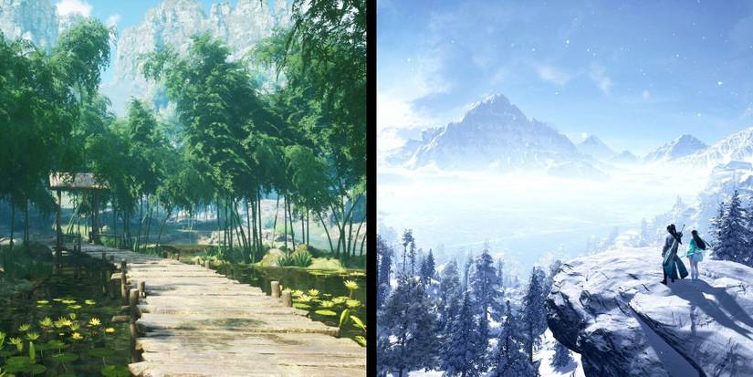 Sword & Fairy 7 Open-World Environment