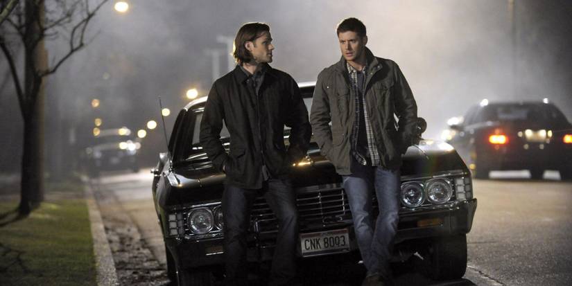 Dean and Sam with Baby in Supernatural