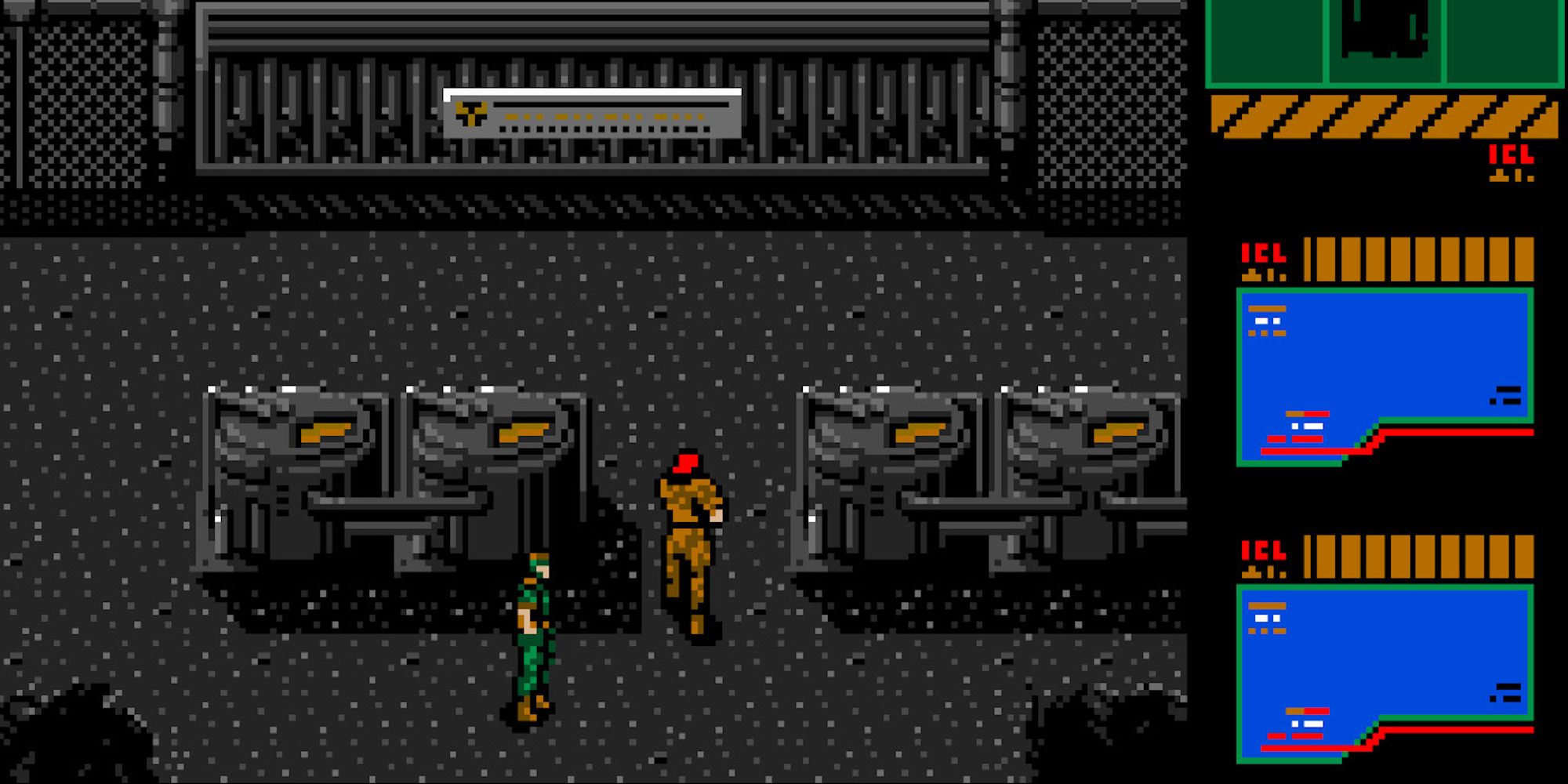 Sneaking around in Metal Gear 2: Solid Snake