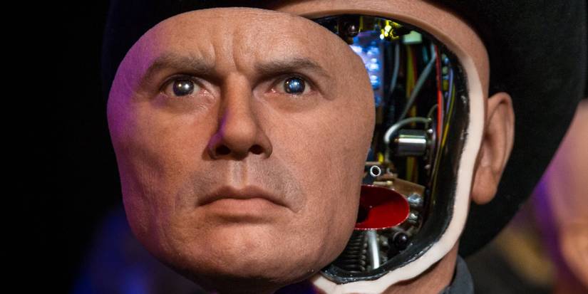 Robot in Westworld sci-fi movie