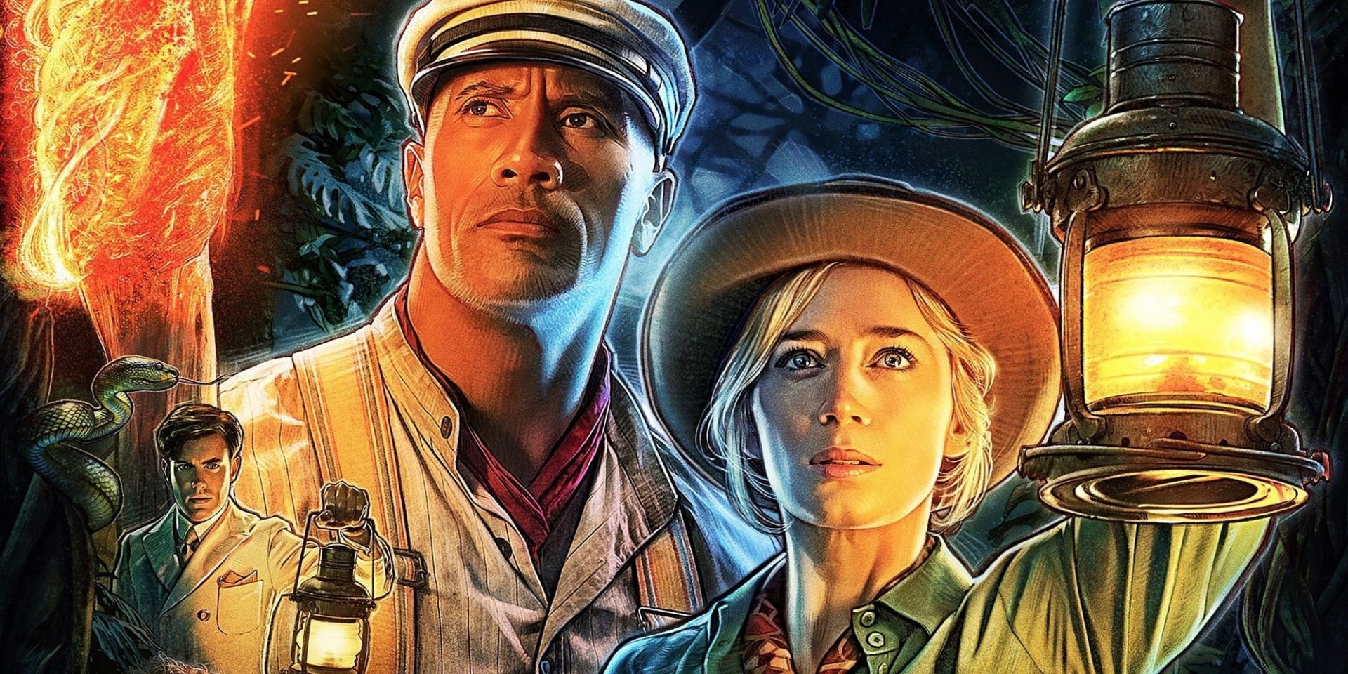 Frank and Lily in Jungle Cruise