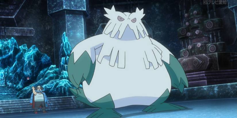 Pokemon Abomasnow in battle