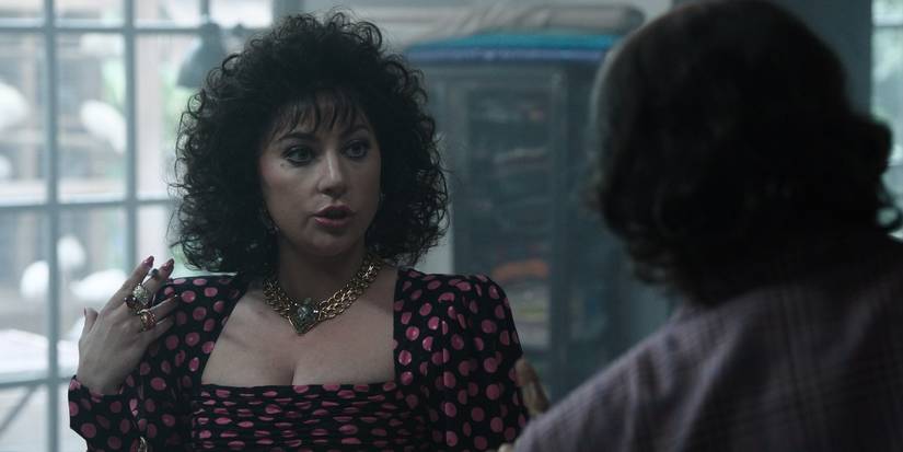 Adam Driver and Lady Gaga in House of Gucci