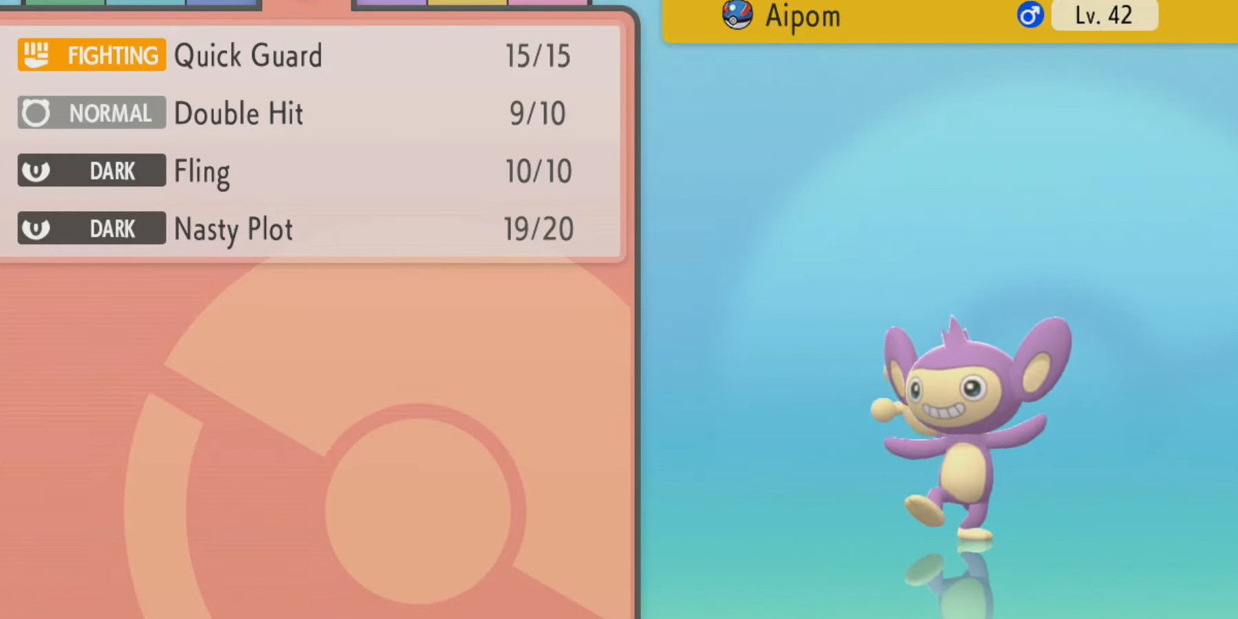 Aipom-Pokemon-Shining-Pearl-Brilliant-Diamond-Guide-3