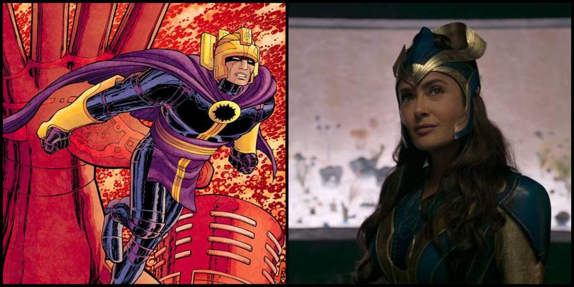 MCU Eternals Ajak Comic and Movie