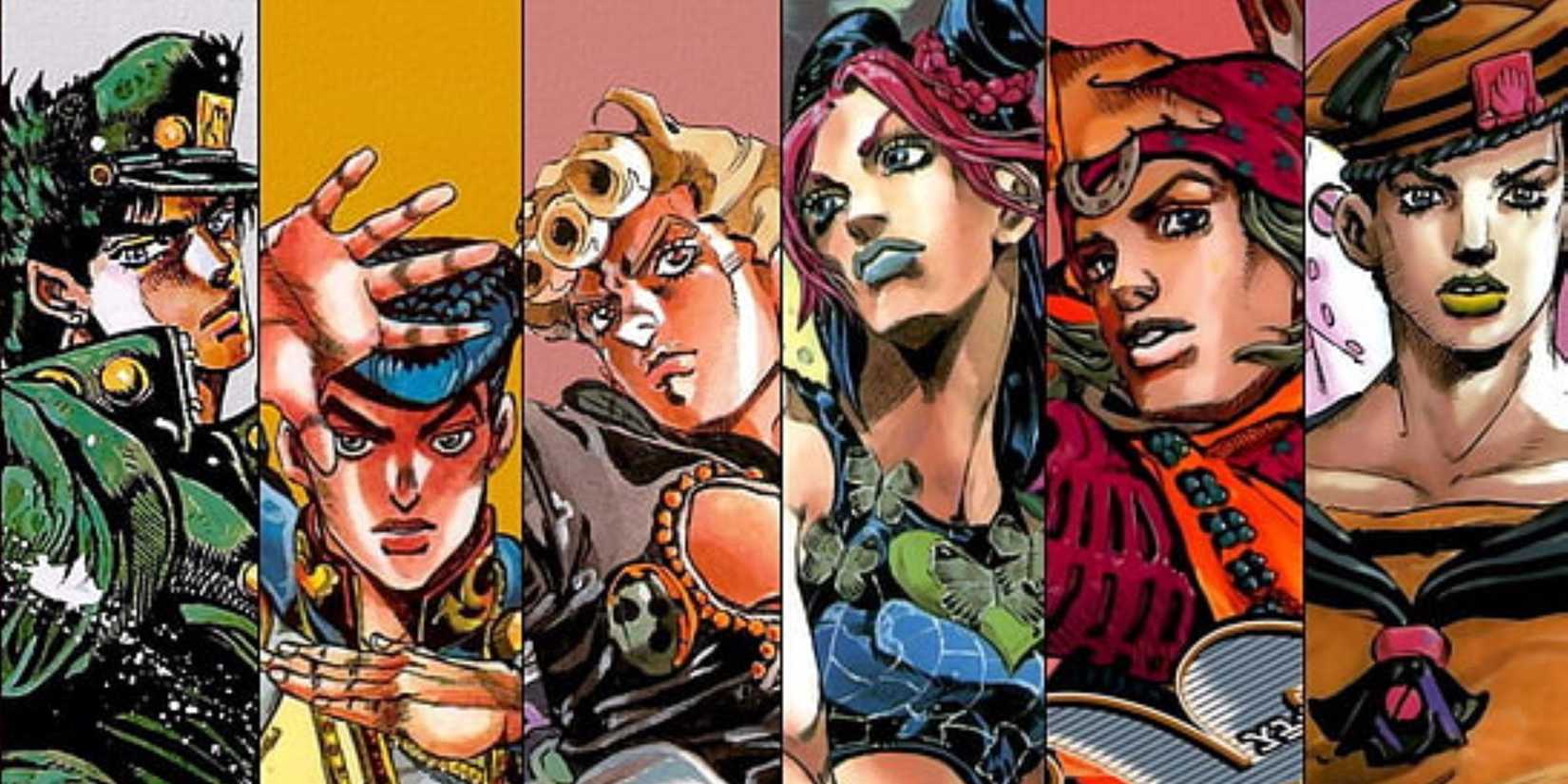 All JoJos from JoJo's Bizarre Adventure