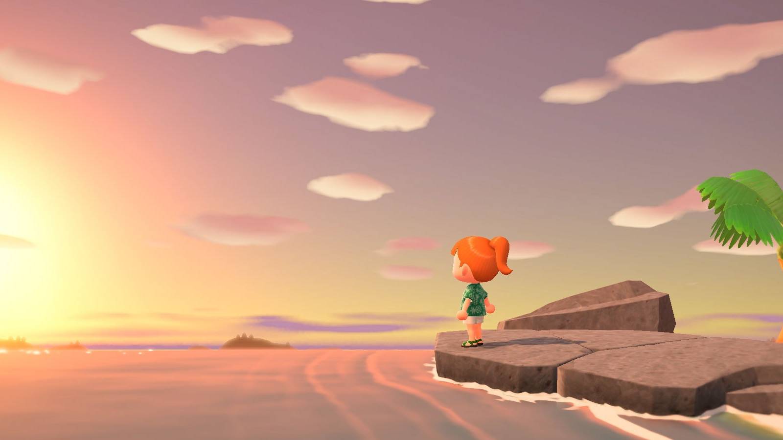 Animal Crossing New Horizons sunrise