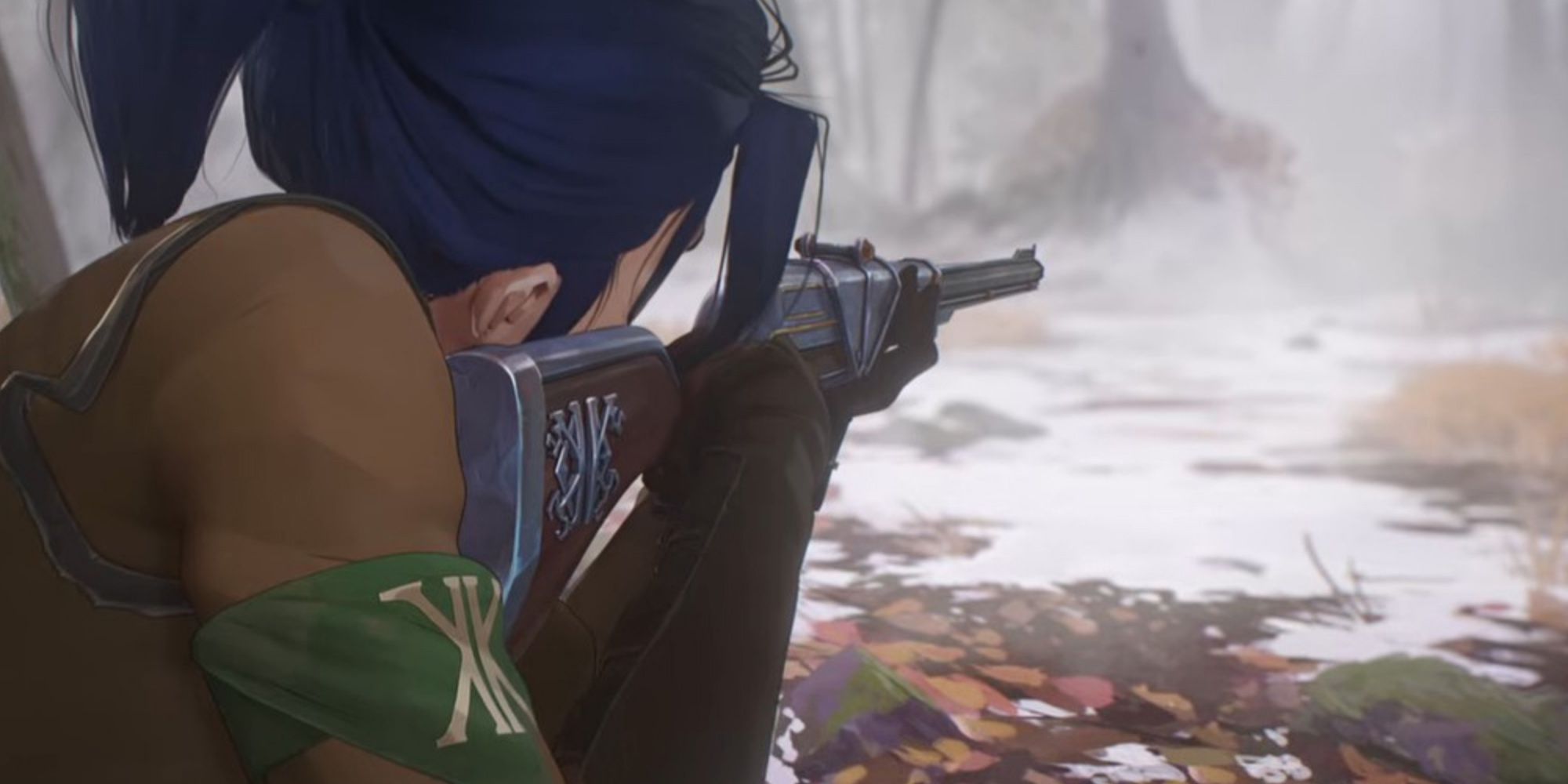Arcane - Caitlyn Aiming Her Hunting Rifle