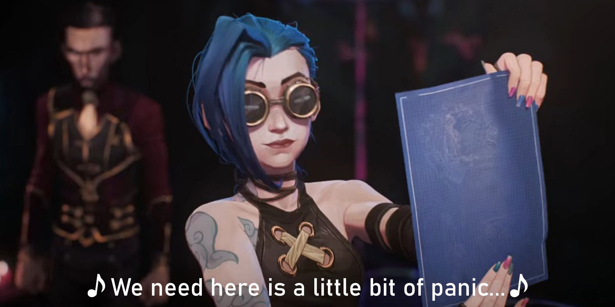 Arcane - Jinx Singing Along To Her Own Song In Her Lab