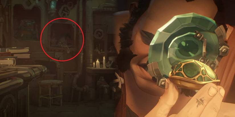 Arcane - Rabadon's Deathcap Highlighted In Benzo's Shop And Benzo Looking At A Heart Of Gold