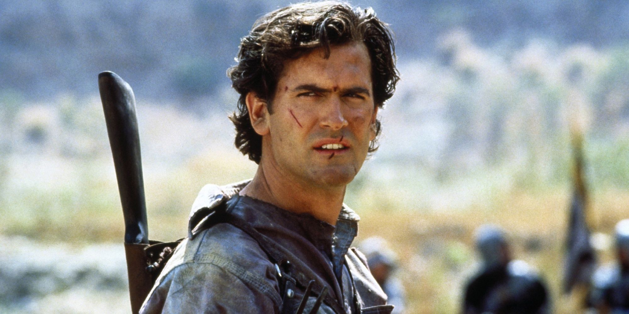 Ash Williams Glaring in Army of Darkness Cropped