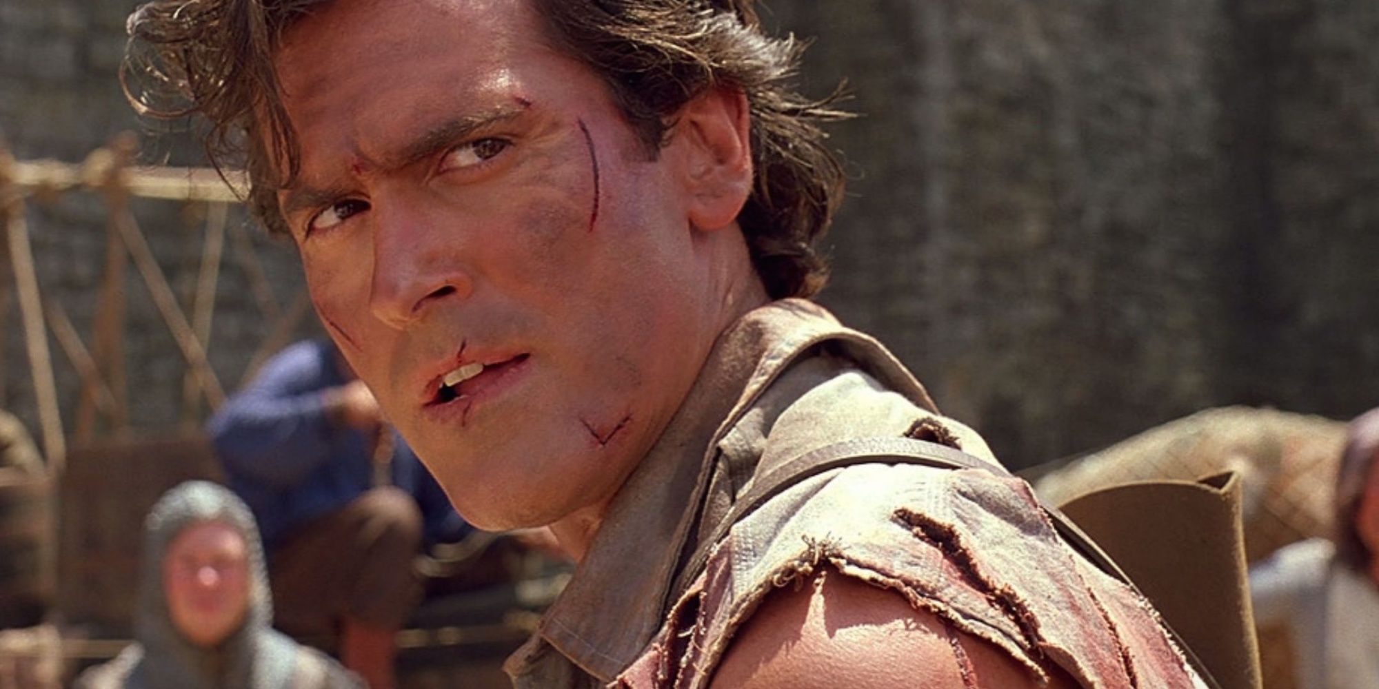 Ash Williams Turning in Army of Darkness Cropped