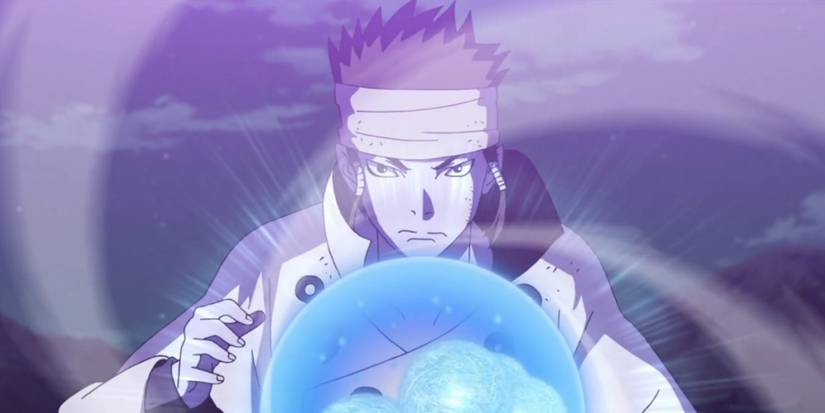 Boruto Asura Otsutsuki attacking Indra