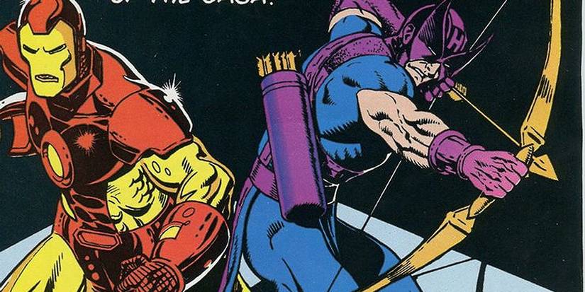 Avengers Spotlight Iron Man and Hawkeye