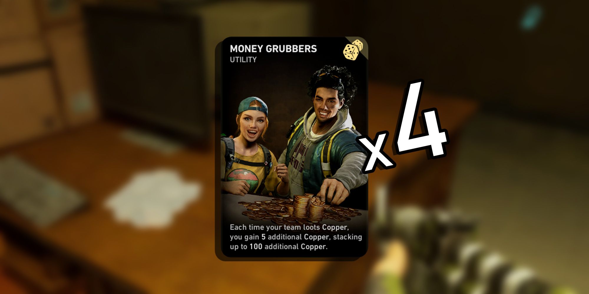 Back 4 Blood - Money Grubbers Card