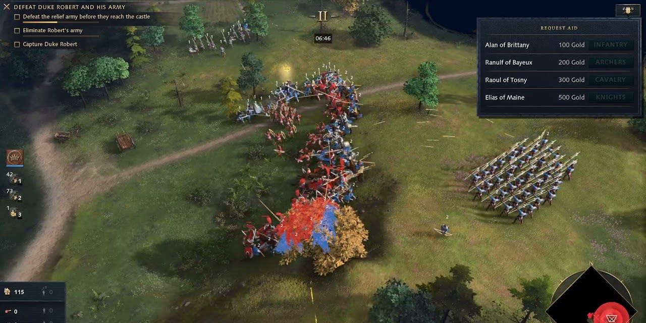 Battle of Tinchebray From Age Of Empires 4