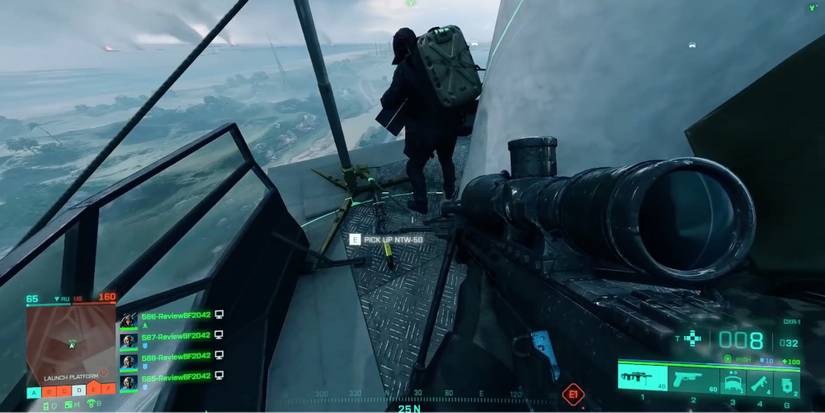 Battlefield 2042 - Player camping behind shield