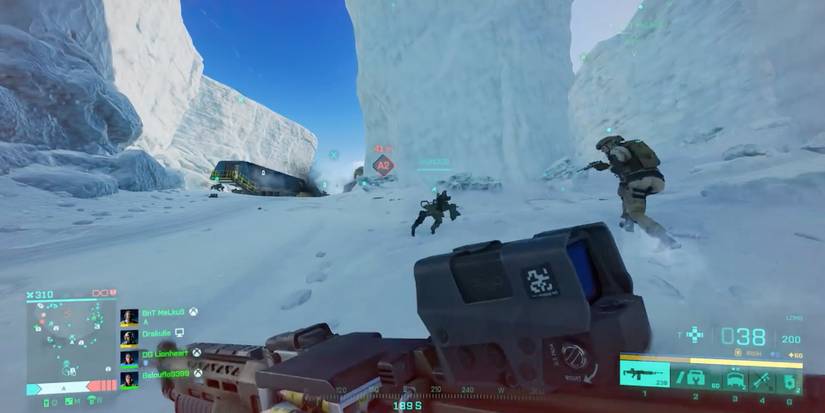 Battlefield 2042 - Player chasing the Ranger