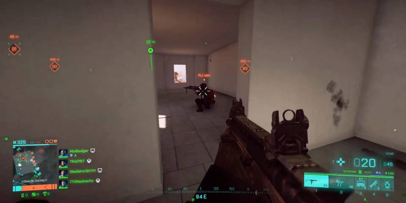 Battlefield 2042 - Player sneaks up on enemy