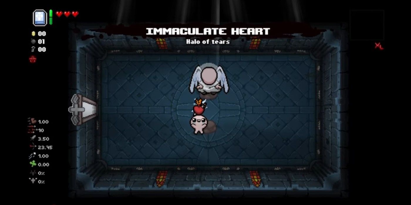 Binding of Isaac Immaculate Heart item obtaining 