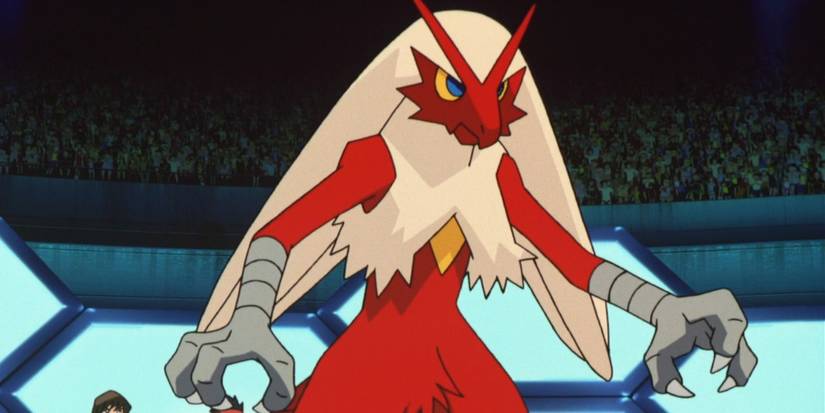 Pokemon Blazilken in battle