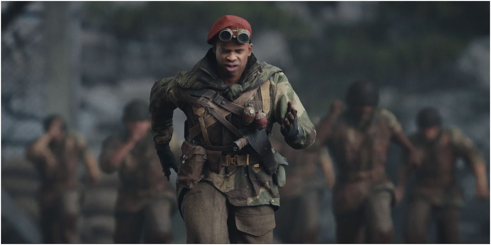 Call Of Duty Vanguard Arthur Leading Troops On The Frontline