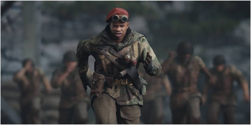 Call Of Duty Vanguard Arthur Leading Troops On The Frontline