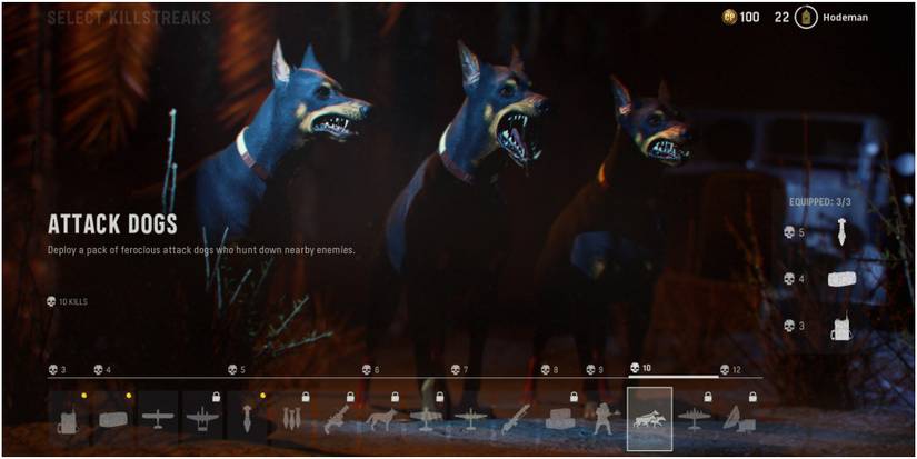 Call Of Duty Vanguard Description Of The Attack Dogs Killstreak Reward