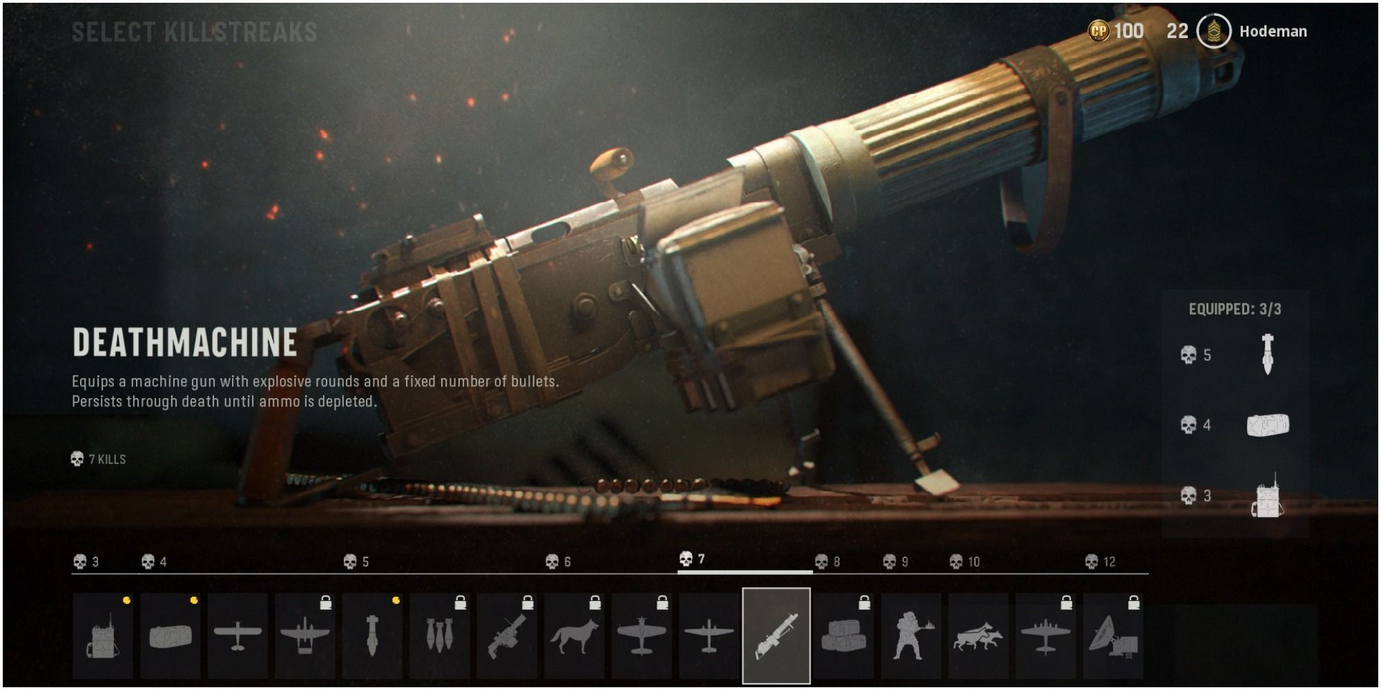 Call Of Duty Vanguard Description Of The Deathmachine Killstreak Reward