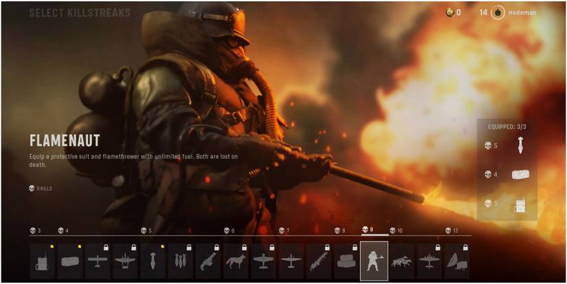 Call Of Duty Vanguard Description Of The Flamenaut Killstreak Reward