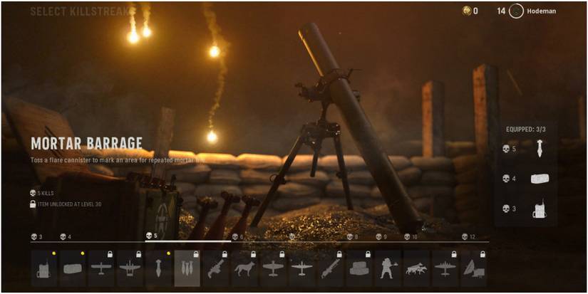 Call Of Duty Vanguard Description Of The Mortar Barrage Killstreak Reward