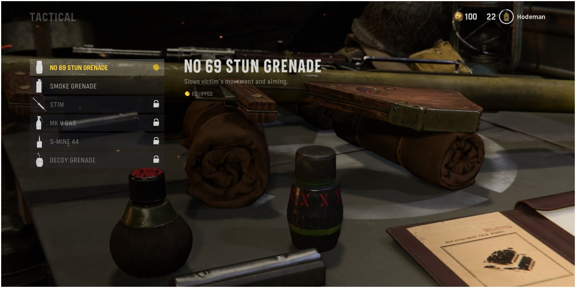 Call Of Duty Vanguard Description Of The Tactical No 69 Stun Grenade
