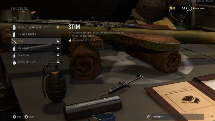 Call Of Duty Vanguard Description Of The Tactical Stim