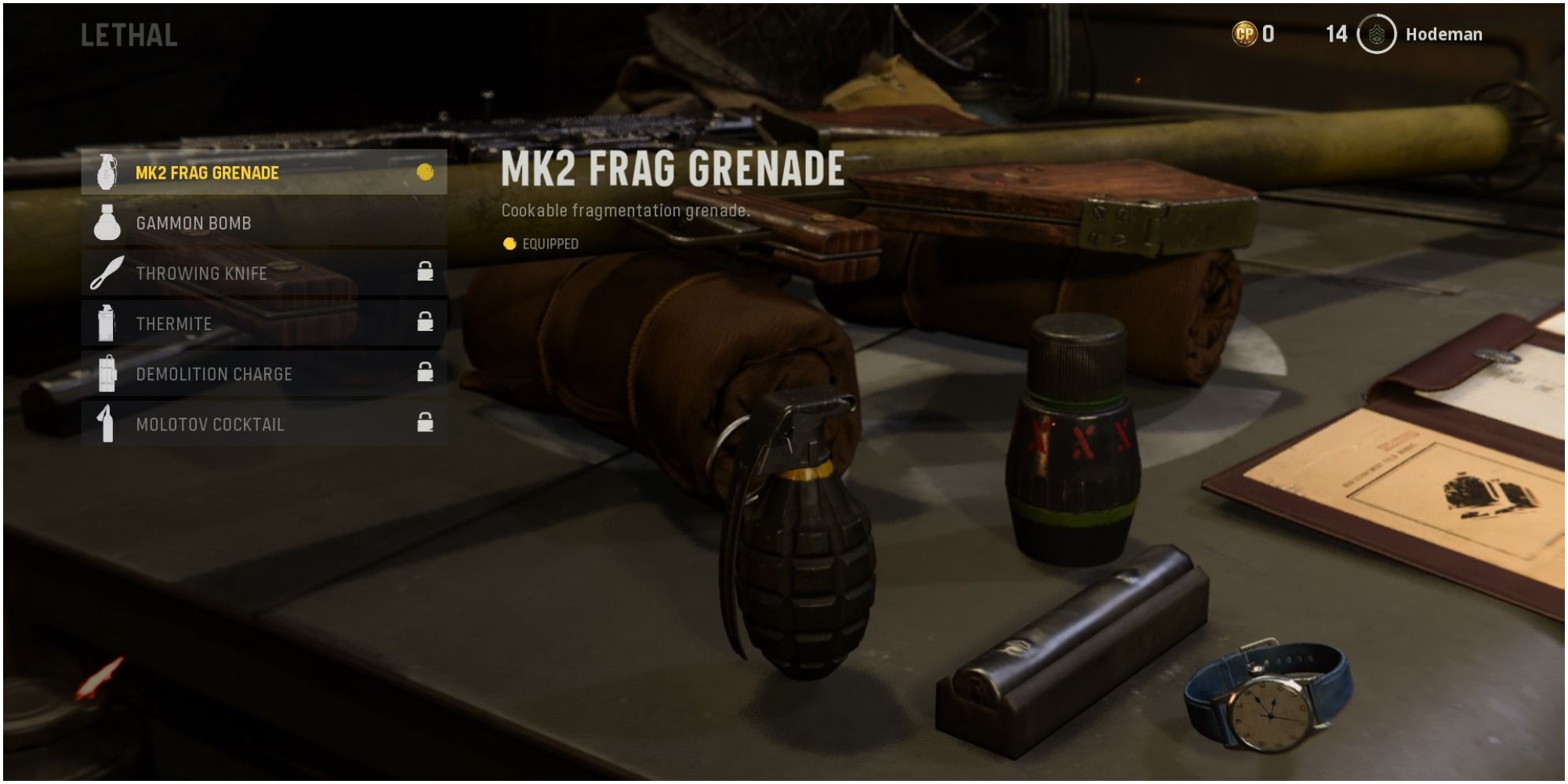 Call Of Duty Vanguard Description On The Lethal MK2 Frag Grenade