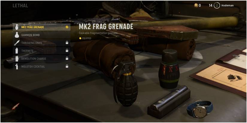 Call Of Duty Vanguard Description On The Lethal MK2 Frag Grenade