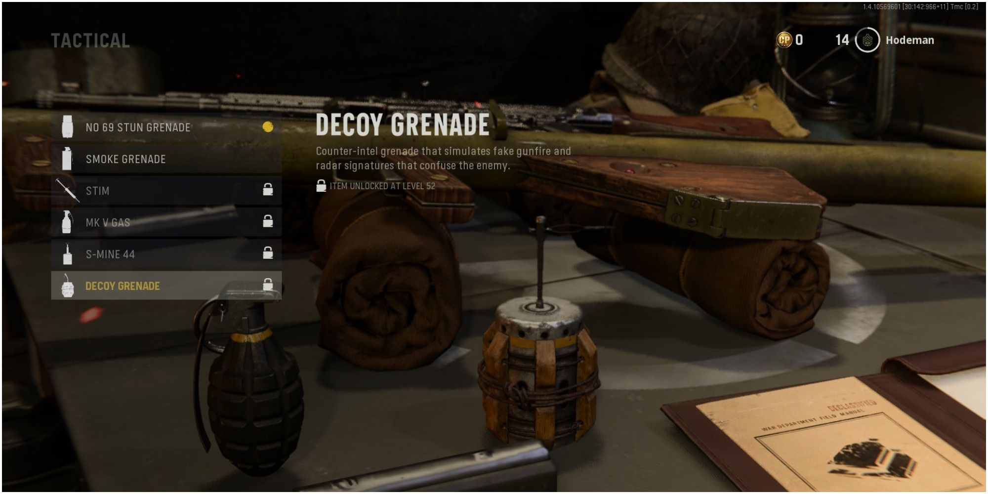 Call Of Duty Vanguard Description On The Tactical Decoy Grenade