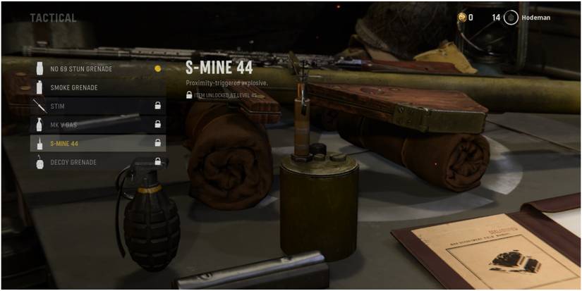 Call Of Duty Vanguard Looking At Tactical S-Mine 44