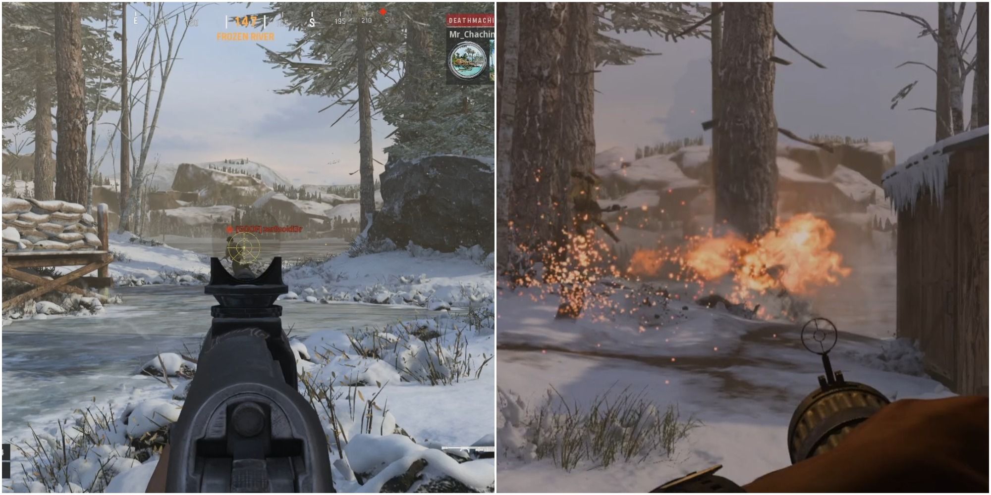 Call Of Duty Vanguard Mistakes Collage Medium Range Shot And Deathmachine Death