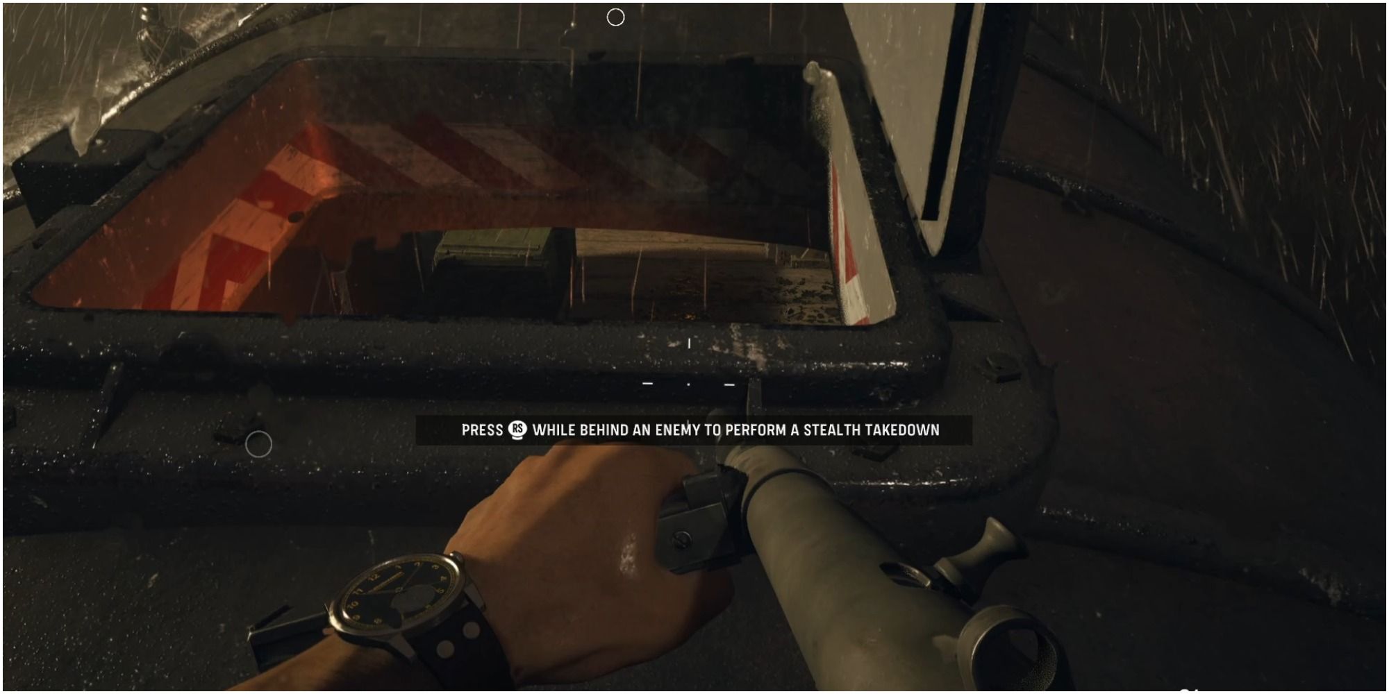 Call Of Duty Vanguard Opening A Hatch On Top Of A Train Car