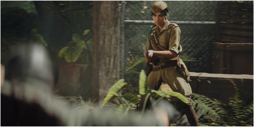 Call Of Duty Vanguard Padmavati Taking Out An Occupier With A Shotgun