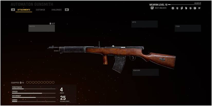 Call Of Duty Vanguard Previewing The Automaton At The Gunsmith