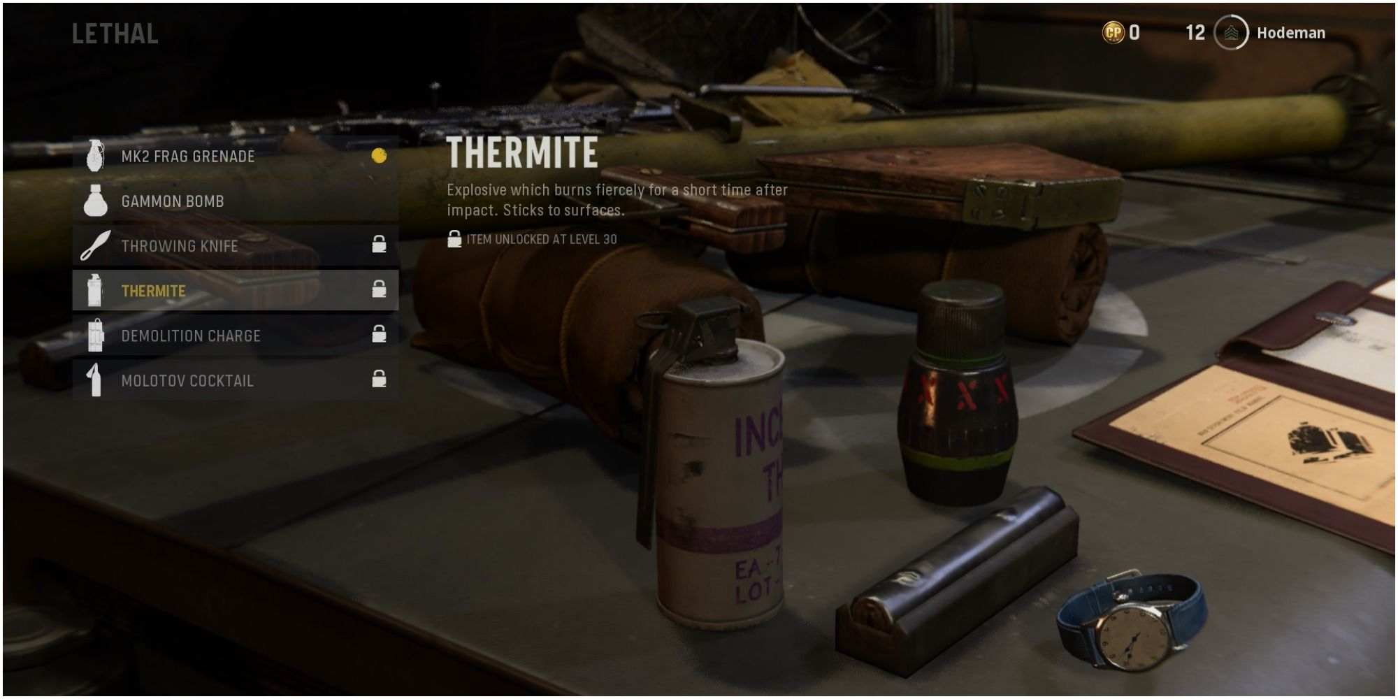 Call Of Duty Vanguard Reading The Lethal Thermite Description