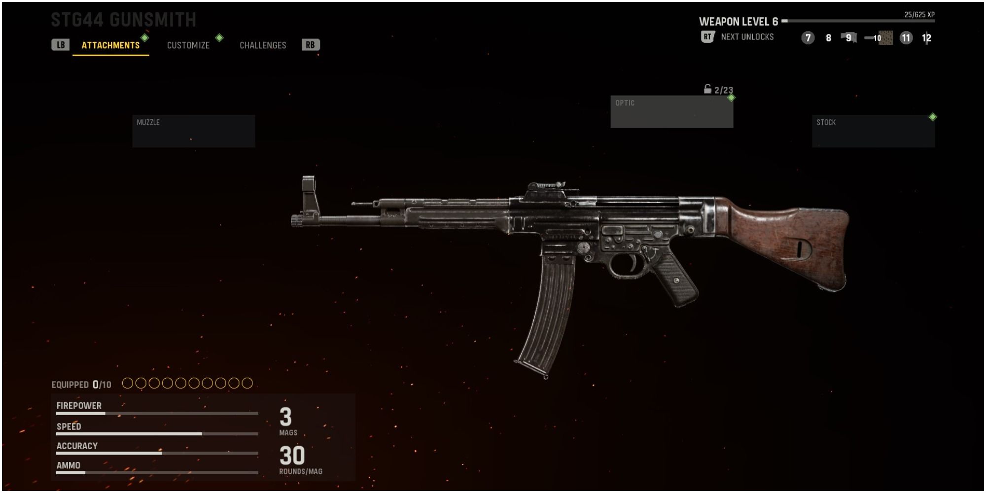 Call Of Duty Vanguard STG44 At The Gunsmith With No Upgrades